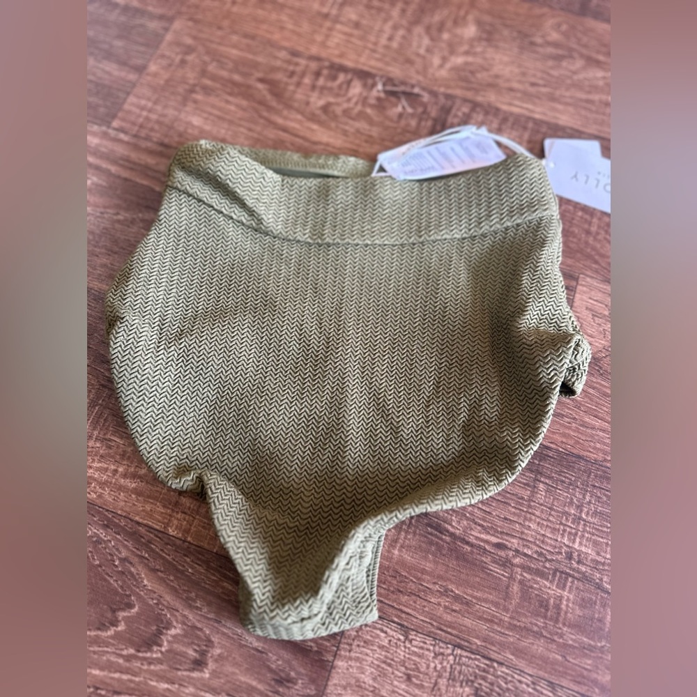 $74 Seafolly Women's Green High Waisted Bikini Bottom Swimwear Sz AU6 US2 - Picture 9 of 11